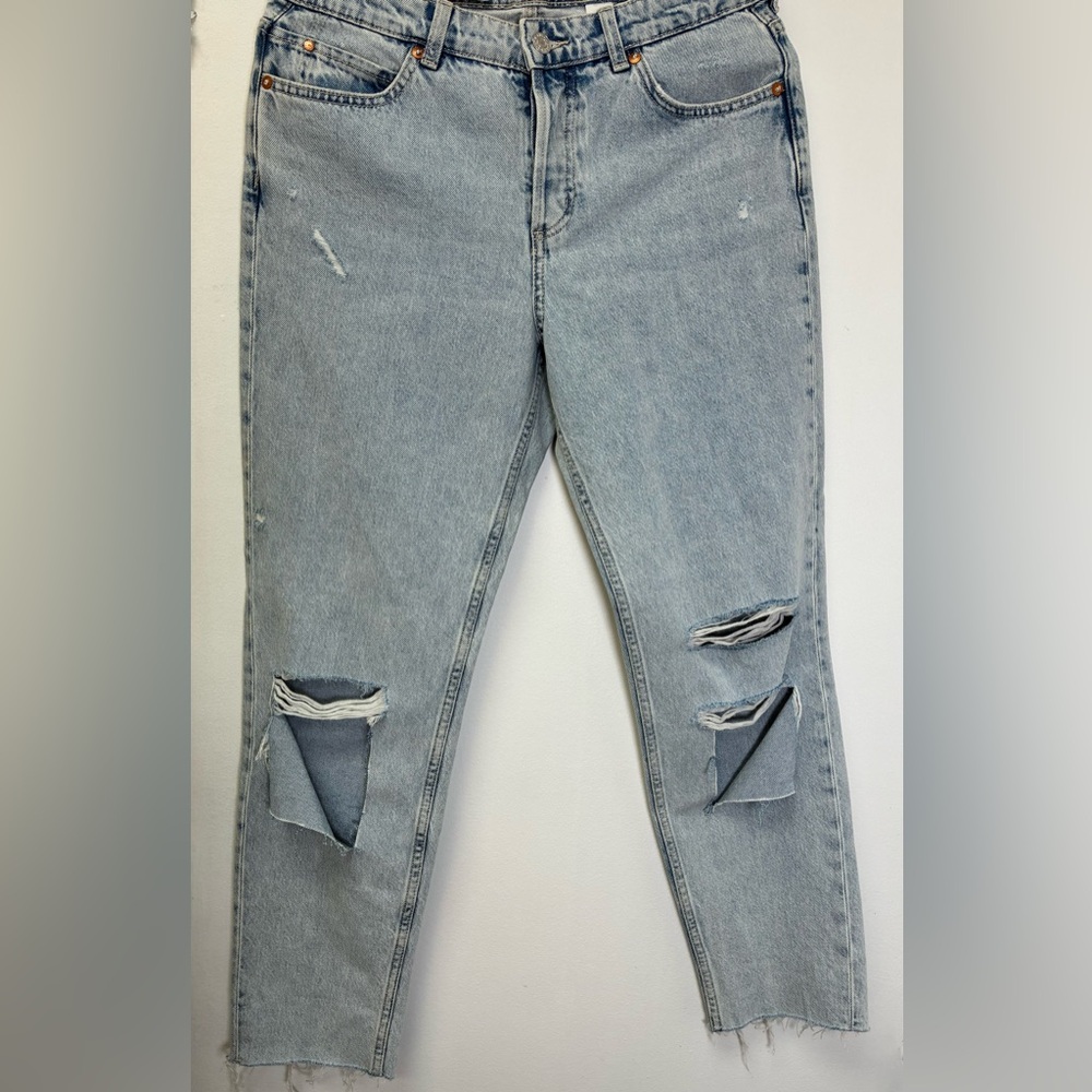 *NEW* Low Waist Loose Fit Distressed Boyfriend Jeans